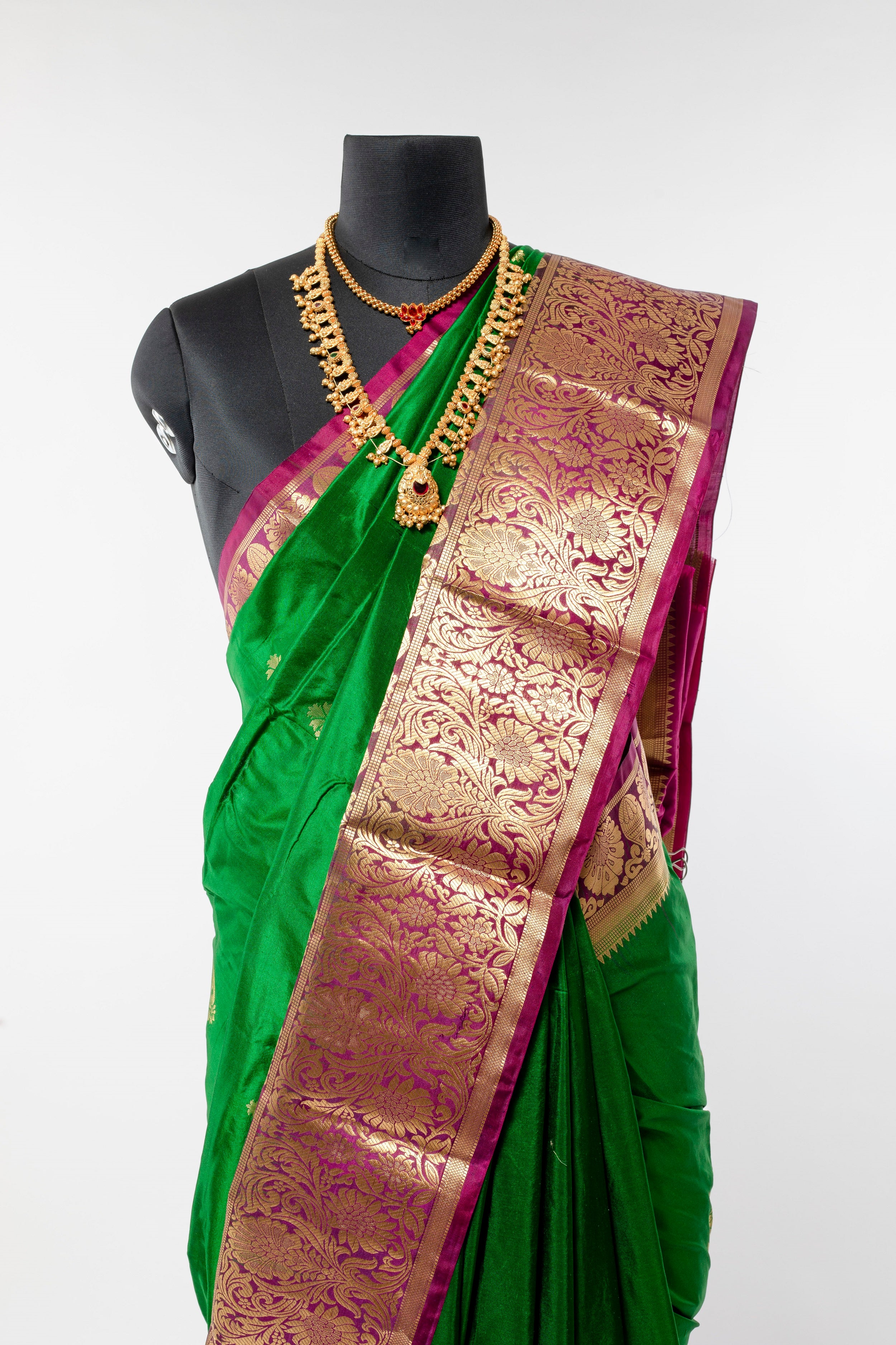 GREEN KATHPADAR SAREE