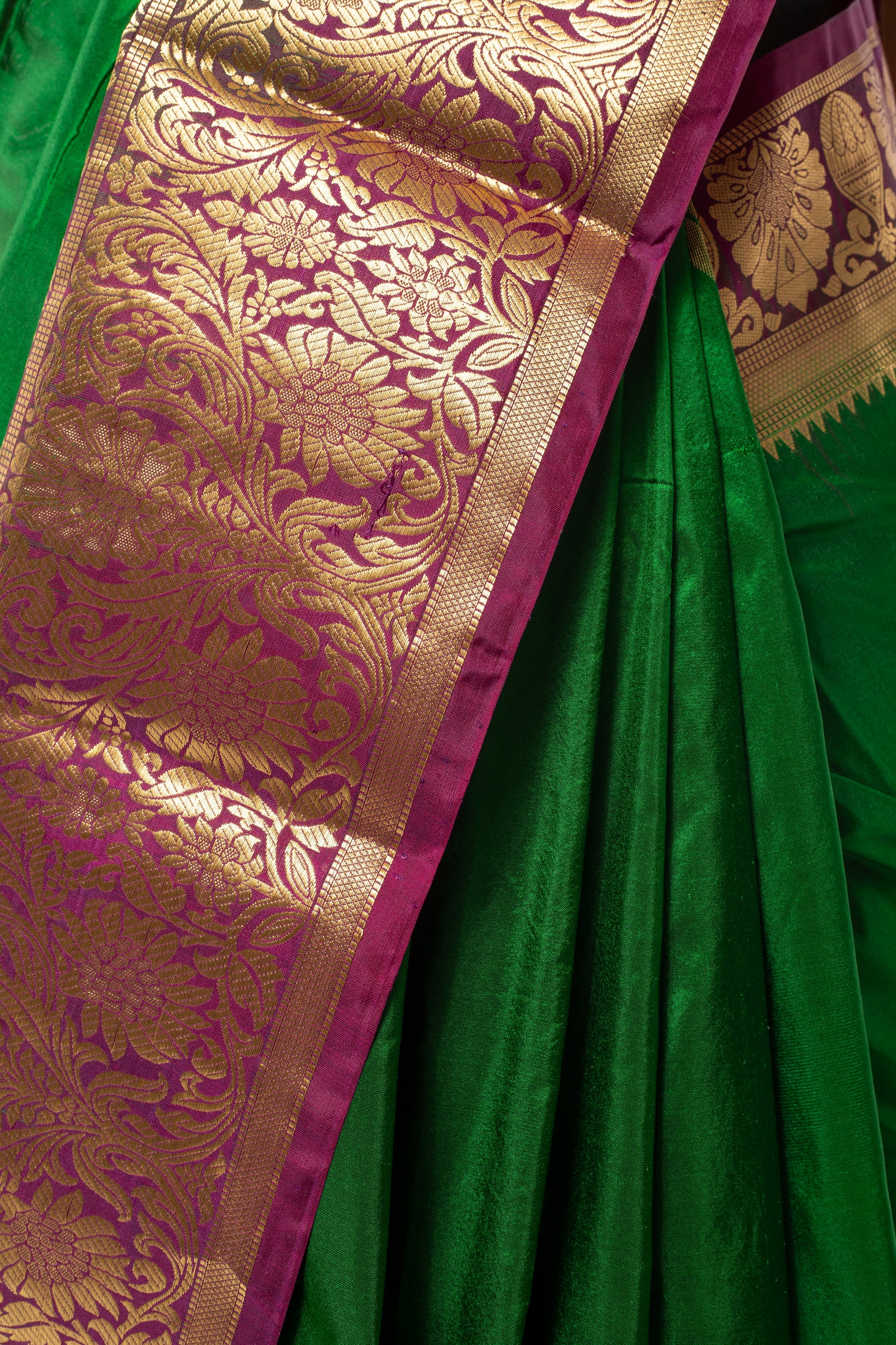 GREEN KATHPADAR SAREE