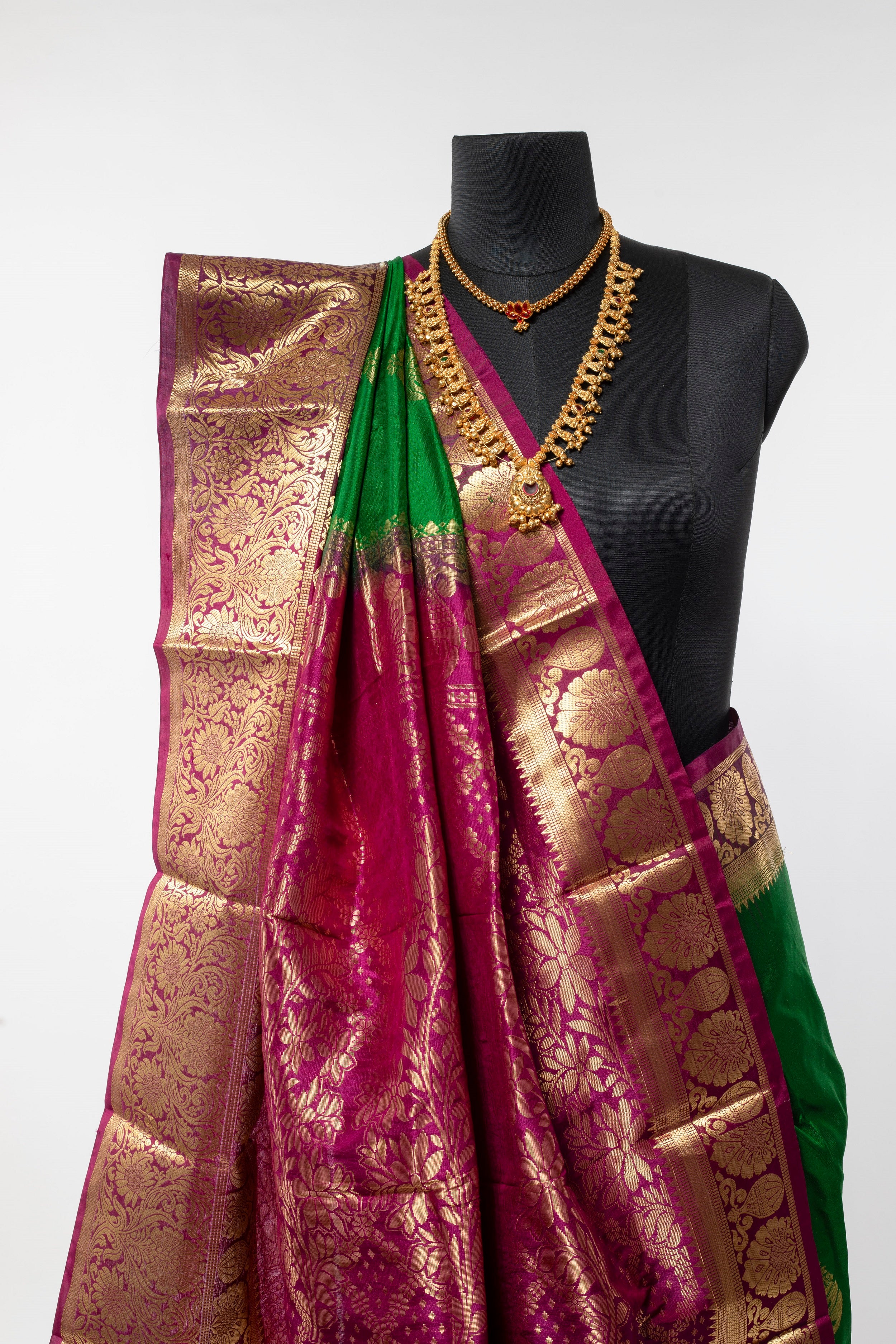 GREEN KATHPADAR SAREE